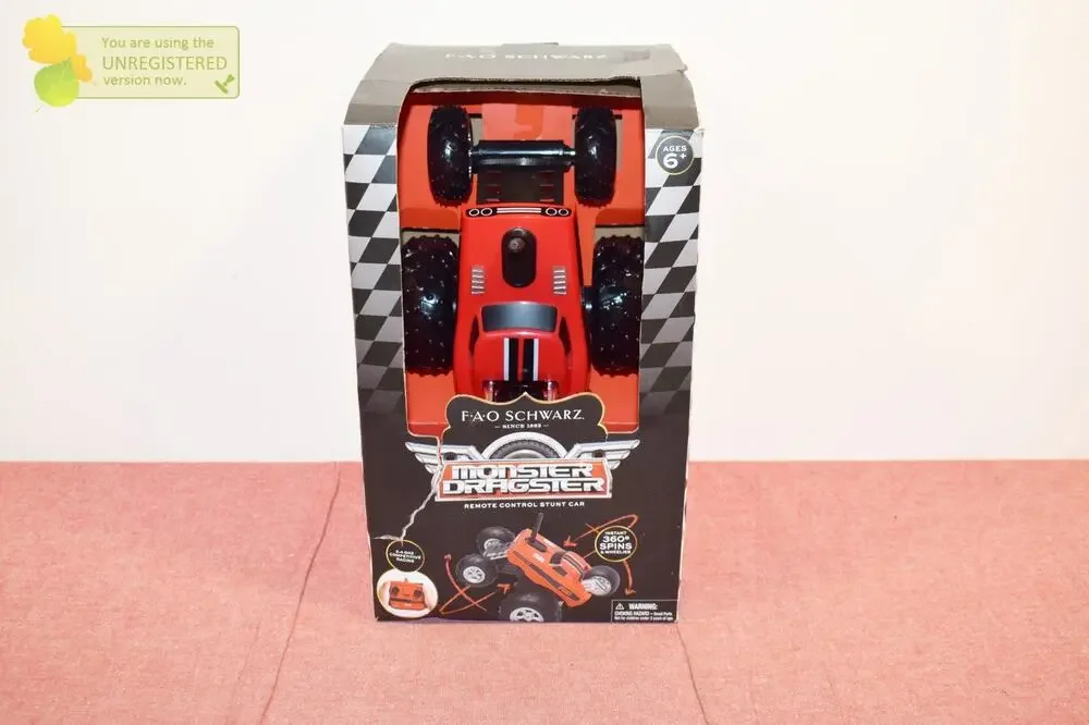 FAO Schwarz Monster Dragster Remote Control Stunt Car Vehicle